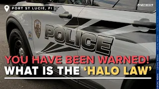 Port St Lucie Police makes first halo law arrest of the year