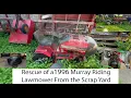 Let s Revive a 1996 Murray 16 hp 46 Deck Riding Lawn Mower After 20 Years Outside