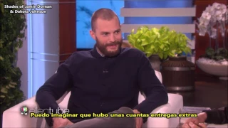 SUBTITULADO Primer extracto de Jamie Dornan en The Ellen Show