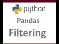 Python Pandas Tutorial Filtering - Filter for Rows and Columns That Contain a Data String
