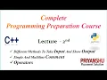 Lecture - 2 Complete Programming Course Input Output Operators CPP Python Campus Coding