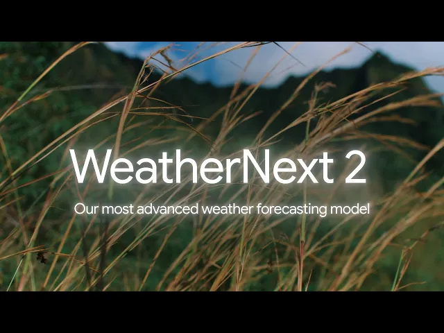 WeatherNext 2 promotional video