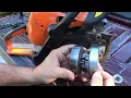 How to replace a chainsaw sprocket Stihl MS 290 310 390 391