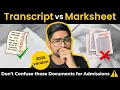Transcript vs Marksheet vs Degree Certificate Don t Submit the WRONG One Pratik Joshi