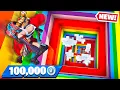 Little Brother Gets 100K Vbucks if He Wins Fortnite Rainbow Dropper