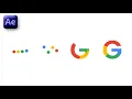 Google Logo Animation In Adobe After Effects - After Effects Tutorial