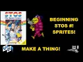 Beginning Atari ST STOS Sprites MAKE A THING