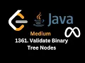 LeetCode 1361 Validate Binary Tree Nodes Medium - JAVA