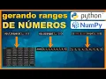 RANGE vs LINSPACE vs ARANGE - Qual a diferenca Python NUMPY
