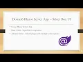 Dotnet 6 Blazor Server Web App Tutorial 5 - UI Component Select Box