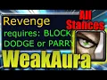 WoW Revenge proc WeakAura Visible in all Stances WotLK classic