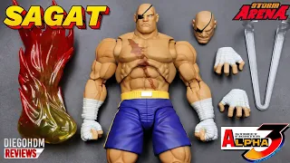 SAGAT BRUTO! 🔥💪 Storm Arena Street Fighter Alpha 3 Unboxing e Review 