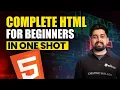 HTML Tutorial For Beginners In Hindi HTML In One Shot By Hitesh Sir