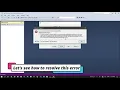 HOW TO FIX SQL STARTUP ERROR