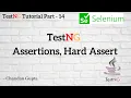 What are Assertions is TestNG TestNG Tutorial Part