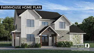 House Tour Sunny Creek Plan 3742 - Drummond House Plans