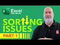 Solve Your Sorting Issues In Excel Part 1