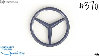 How to design a Mercedes Benz logo design with ajay