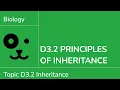 D3 2 Principles of Inheritance IB Biology