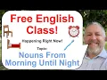 Download Lagu Let's Learn English! Topic: The Nouns of Your Day! ⏰✒️🪑