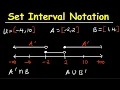 Set Interval Notation Explained Union Intersection Complement Math Live Class