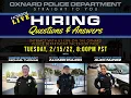 HIRING NOW - Q A w Sergeant Michael Thomas Officer Alvaro Pulido