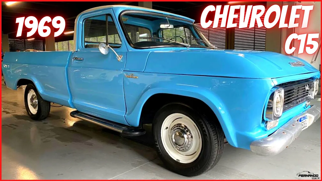 CHEVROLET C15 ANO 1969 MOTOR 6 CILINDROS