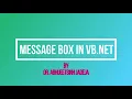 msgbox example of vb net - bca 403