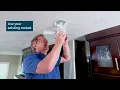 Bell Howell Deluxe Socket Ceiling Fan and Light