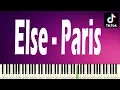 Else - Paris  (Popular On TikTok) - PIANO TUTORIAL