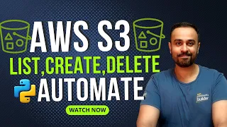 List Create And Delete S3 Buckets Using Python Boto3 Script