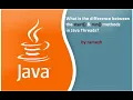JAVA FAQ 74 What is the difference between start and run methods in Java
