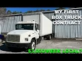 I GOT MY FIRST BOX TRUCK CONTRACT MAKING 3000 A WEEK LOCAL