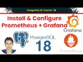 Install Configure Prometheus Grafana for PostgreSQL 18 Monitoring on Ubuntu