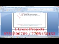 CSE IT MCA MSC 2017 2018 IEEE Cloud Computing Projects Topics Titles - 1Crore Projects