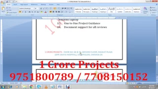 CSE IT MCA MSC 2017 2018 IEEE Cloud Computing Projects Topics Titles - 1Crore Projects