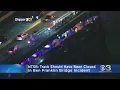 Crash on Ben Franklin Bridge that left 2 construction workers dead should have been closed NTSB