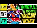 I Ranked ALL 11 Pseudo Legendary Pokemon Mr1upz