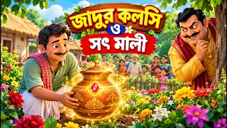 জাদুর কলসি ও সৎ মালী 🪄🌸 | শিক্ষামূলক বাংলা রূপকথার গল্প | নীতিকথা | Bangla Fairy Tale