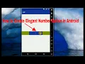 How to Create Elegant Number Button in Android