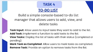 Task no 4 Codsoft internship in C TO-DO LIST