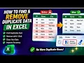 How to Find Remove Duplicate Data in Excel