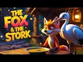 Lagu The Fox And The Stork | Disney Cartoon Movie | Animated Short Film | Bedtime Stories