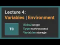 Building a Typechecker from scratch Variables and Typing Environment