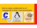 How to pass command line arguments in C in Linux Unix Environment