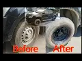 Installing off-road rims in Isuzu D-max S-cab