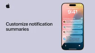How To Customize Notification Summaries On IPhone Or IPad Apple Support 