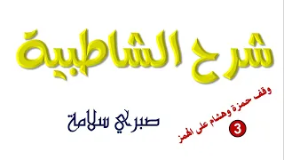 الدرس 39 من شرح الشاطبية وقف حمزة وهشام علي الهمز 3 د صبري سلامة 