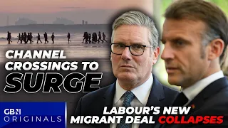 Small boat crossings to SURGE as Labour's new deal with France COLLAPSES leaving borders unprotected