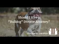 Should You Hire A Bulldog Divorce Attorney THE PALMER LAW FIRM